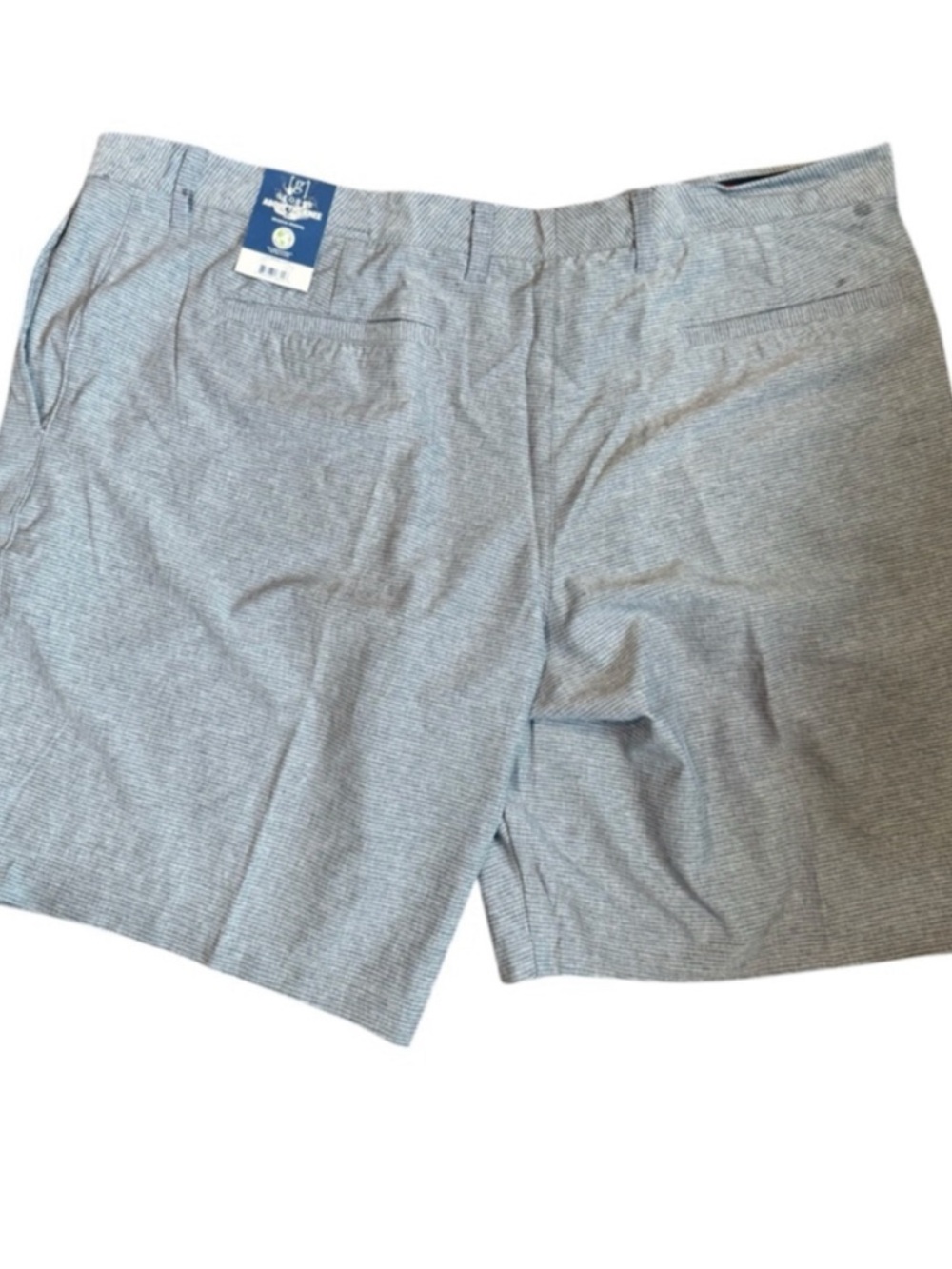 George Men's Light Gray Flat-Front Shorts - Picture 12 of 12